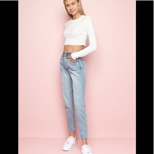 Brandy Melville Jane Light Wash Jeans